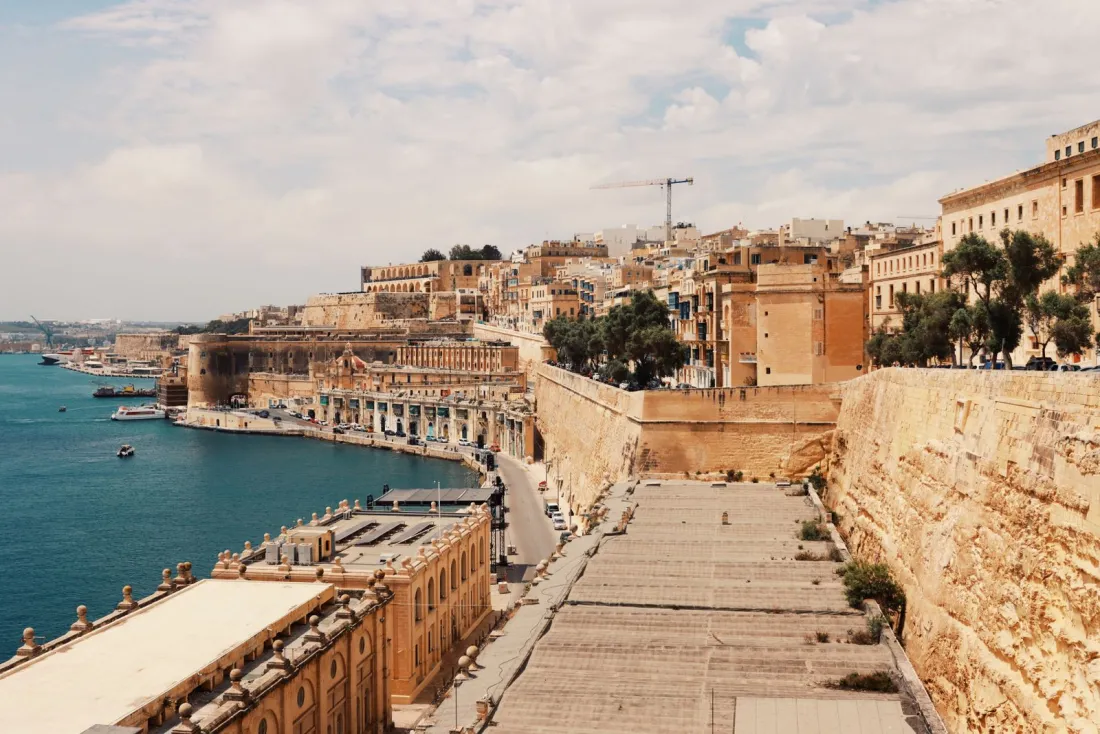 Valletta's Grand Harbour and fortifications in Malta, where the citizenship by investment ruling of the Court of Justice applied