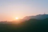 Hollywood Hills silhouetted at sunset, illustrating whether the Warner Bros. Paramount merger went through
