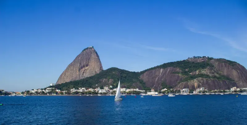 Sugarloaf Mountain with sailboats on Guanabara Bay, Rio de Janeiro, Brazil: lawyers and advisers in Brazil
