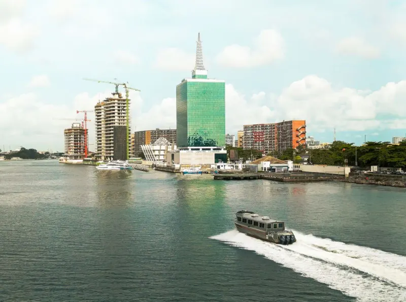 Lagos skyline across the lagoon, Nigeria: lawyers and advisers in Nigeria