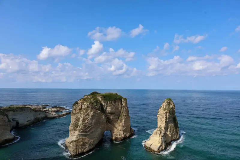 Pigeon Rocks (Raouche) off the coast of Beirut, Lebanon: lawyers and advisers in Lebanon