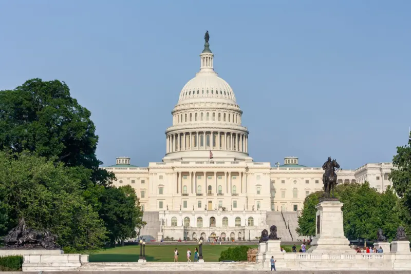 The United States Capitol on a sunny day, Washington, D.C: lawyers and advisers in Washington DC
