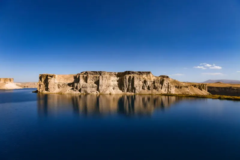 Band-e Amir lake and limestone cliffs in Bamyan Province, Afghanistan: lawyers and advisers in Afghanistan