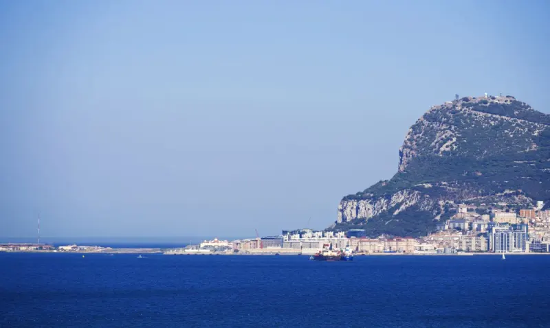 The Rock of Gibraltar seen from across the bay: lawyers and advisers in Gibraltar