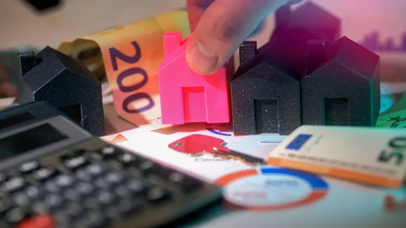 Miniature houses, euro banknotes and a calculator: valuation experts and advisers