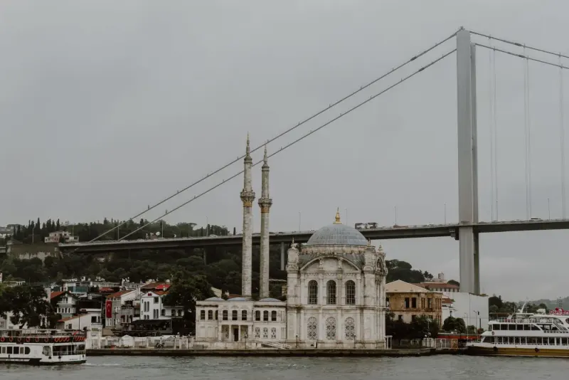 Ortaköy Mosque with the Bosphorus Bridge behind, Istanbul, Turkey: lawyers and advisers in Turkey