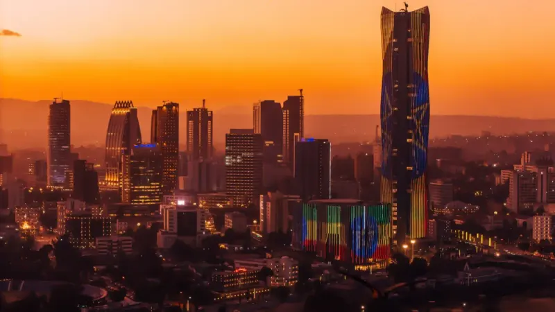 Addis Ababa skyline at sunset, Ethiopia: lawyers and advisers in Ethiopia