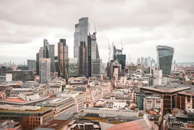City of London skyline with office towers under a cloudy sky, illustrating how to comply with failure to prevent fraud