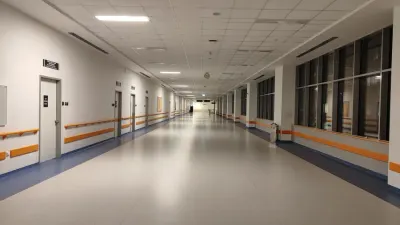 Empty hospital corridor, illustrating whether you can sue a hospital abroad for medical negligence