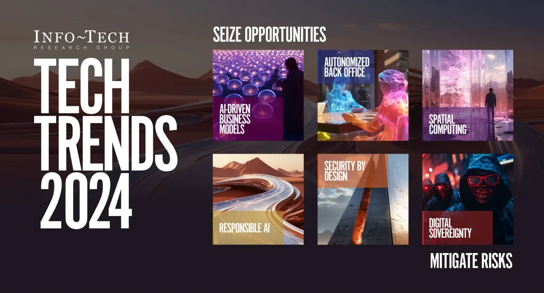 Tech Trends 2024 Report: Six Trends of the Generative Enterprise Revealed by Info-Tech Research Group