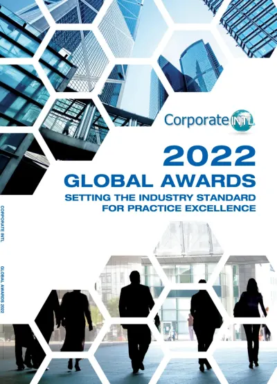 Cover of the 2022 Global Awards Publication