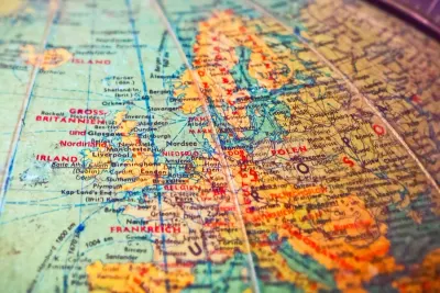 A close-up of a vintage map of Europe, symbolising calls for a unified digital strategy across the continent