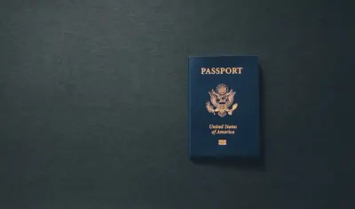 A United States passport lying on a dark surface, referencing the Henley Passport Index rankings