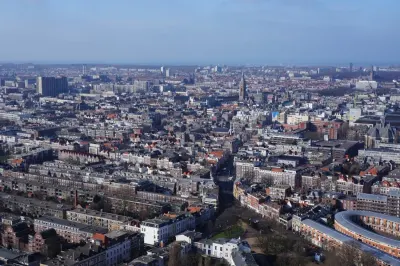 Aerial view of a European city skyline, marking the centenary of the Hague Rules 1924